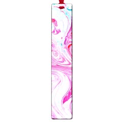 Marbling Art Print Large Book Marks by kaleidomarblingart