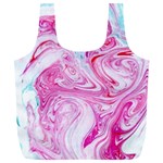 Marbling art print Full Print Recycle Bag (XL) Front