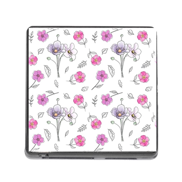 Flowers In One Line Memory Card Reader (Square 5 Slot)