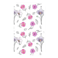 Flowers In One Line Memory Card Reader (rectangular) by SychEva