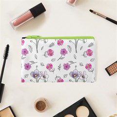 Flowers In One Line Cosmetic Bag (XS)