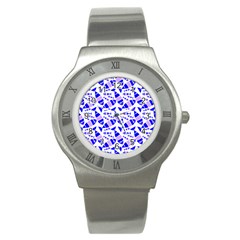 Fish-patern-color Stainless Steel Watch by alllovelyideas