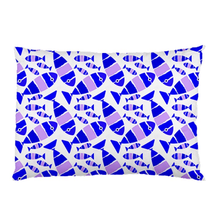 Fish-patern-color Pillow Case