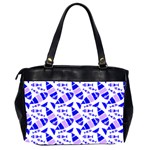 Fish-patern-color Oversize Office Handbag (2 Sides) Back