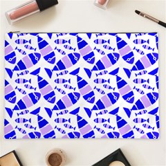 Fish-patern-color Cosmetic Bag (xxl) by alllovelyideas