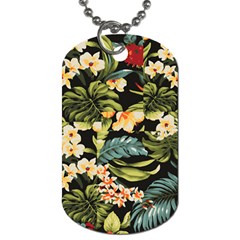 Jungle Dog Tag (one Side) by PollyParadise