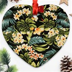 Jungle Heart Ornament (Two Sides) Front