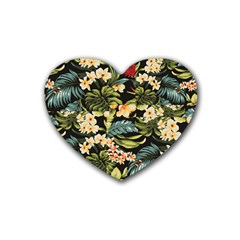 Jungle Rubber Coaster (heart)  by PollyParadise