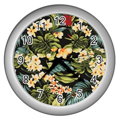 Jungle Wall Clock (silver)