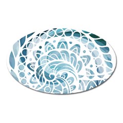 Coquillage-marin-seashell Oval Magnet by alllovelyideas