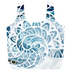 Coquillage-marin-seashell Full Print Recycle Bag (xxl) by alllovelyideas