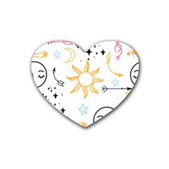 Pattern Mystic Heart Coaster (4 Pack) 