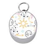 Pattern Mystic Mini Silver Compasses Front