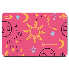 Pattern Mystic Color Large Doormat  by alllovelyideas