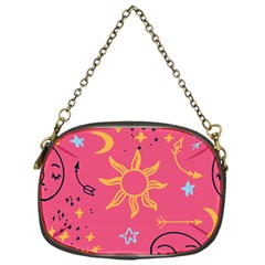 Pattern Mystic Color Chain Purse (one Side)