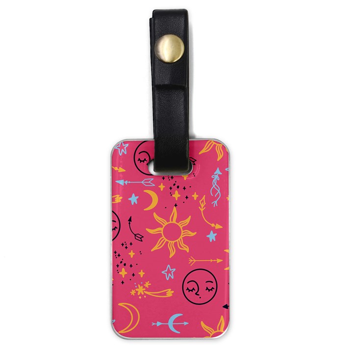 Pattern Mystic Color Luggage Tag (one side)