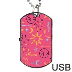 Pattern Mystic Color Dog Tag Usb Flash (one Side) by alllovelyideas