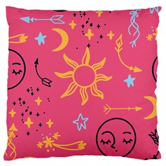 Pattern Mystic Color Large Cushion Case (one Side)