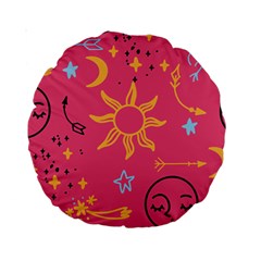 Pattern Mystic Color Standard 15  Premium Round Cushions by alllovelyideas