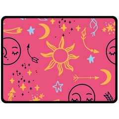 Pattern Mystic Color Double Sided Fleece Blanket (large)  by alllovelyideas