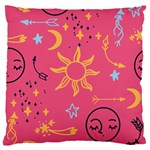 Pattern Mystic Color Large Flano Cushion Case (Two Sides) Back