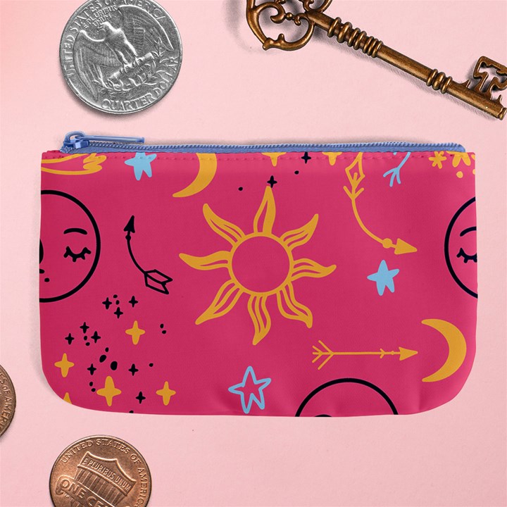 Pattern Mystic Color Large Coin Purse