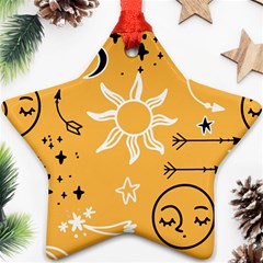 Pattern Mystic Color2 Star Ornament (two Sides)