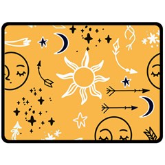 Pattern Mystic Color2 Double Sided Fleece Blanket (large) 