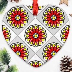 Mandala Modern Forme Geometrique Ornament (heart)