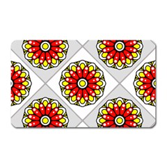 Mandala Modern Forme Geometrique Magnet (rectangular) by byali