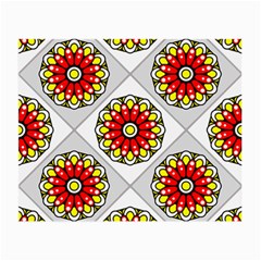 Mandala Modern Forme Geometrique Small Glasses Cloth by byali