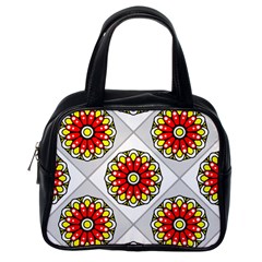 Mandala Modern Forme Geometrique Classic Handbag (one Side) by byali