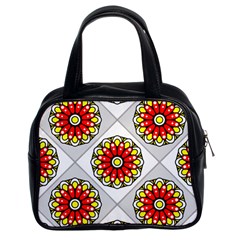 Mandala Modern Forme Geometrique Classic Handbag (two Sides) by byali