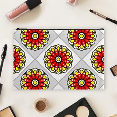 Mandala Modern Forme Geometrique Cosmetic Bag (large) by byali