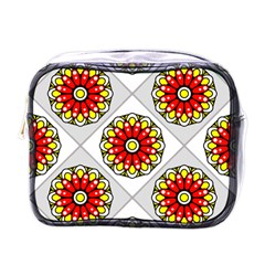 Mandala Modern Forme Geometrique Mini Toiletries Bag (one Side) by byali