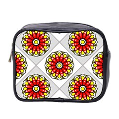 Mandala Modern Forme Geometrique Mini Toiletries Bag (two Sides) by byali