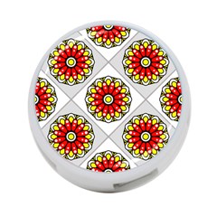 Mandala Modern Forme Geometrique 4-port Usb Hub (one Side) by byali