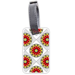 Mandala Modern Forme Geometrique Luggage Tag (one Side) by byali