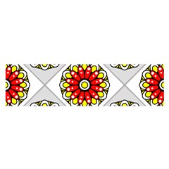 Mandala Modern Forme Geometrique Satin Scarf (oblong) by byali