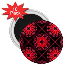 Mandala Colore Abstraite 2 25  Magnets (10 Pack) 