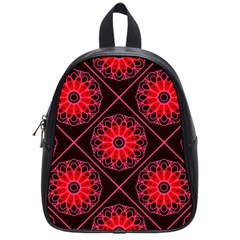 Mandala Colore Abstraite School Bag (small)