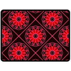 Mandala Colore Abstraite Fleece Blanket (large)  by byali