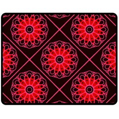 Mandala Colore Abstraite Fleece Blanket (medium) 