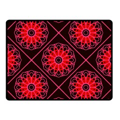 Mandala Colore Abstraite Double Sided Fleece Blanket (small)  by byali