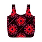 Mandala Colore Abstraite Full Print Recycle Bag (M) Back