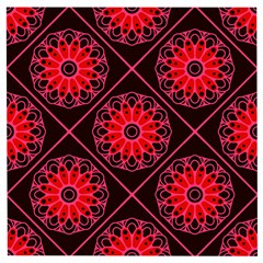 Mandala Colore Abstraite Wooden Puzzle Square by byali