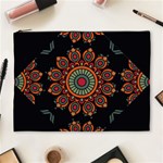 Colored Mandala Dark 2 Cosmetic Bag (XL) Front