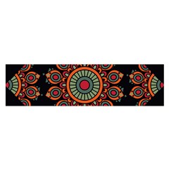 Colored Mandala Dark 2 Satin Scarf (oblong) by byali