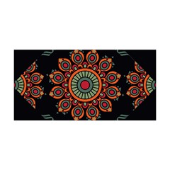 Colored Mandala Dark 2 Yoga Headband by byali