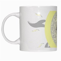 Soleil-lune-oeil White Mugs